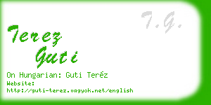 terez guti business card